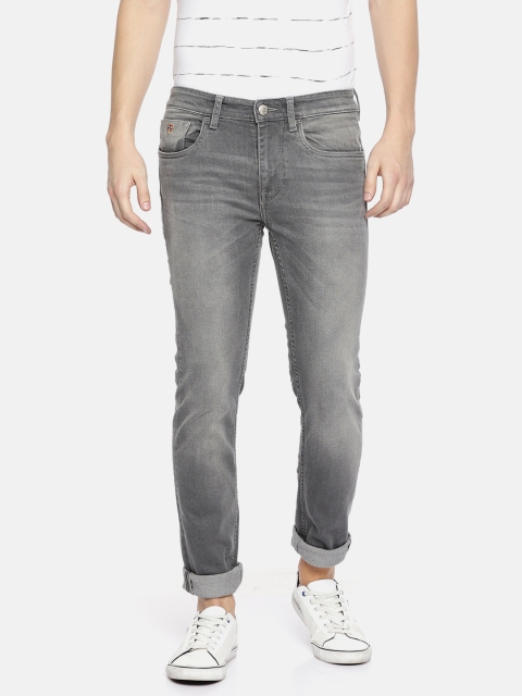 

U.S. Polo Assn. Denim Co. Men Grey Skinny Fit Mid-Rise Clean Look Stretchable Jeans