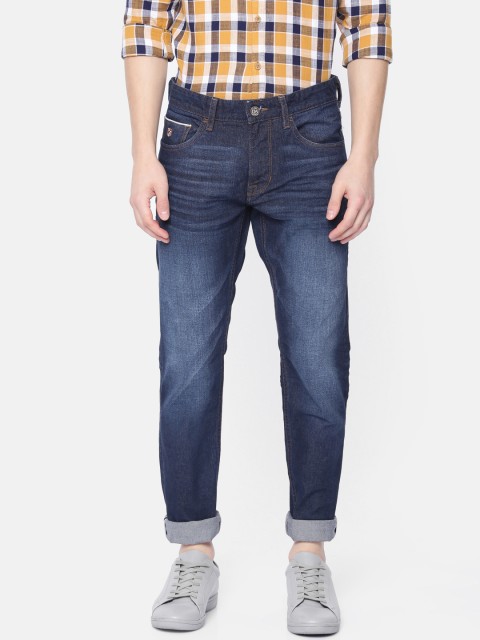 

U.S. Polo Assn. Denim Co. Men Blue Brandon Slim Tapered Fit Mid-Rise Stretchable Jeans