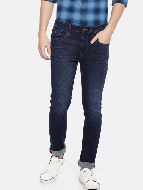 

U.S. Polo Assn. Denim Co. Men Blue Skinny Fit Mid-Rise Clean Look Stretchable Jeans