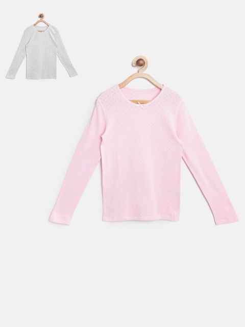 

Marks & Spencer Girls Pack of 2 Thermal Tops T710373T, Pink