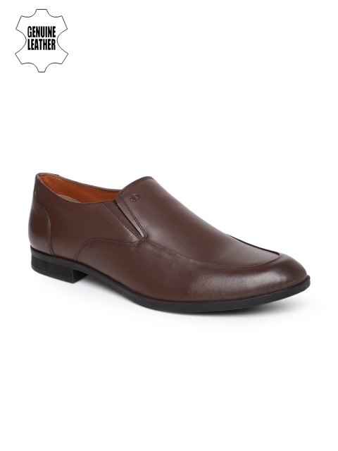 

Arrow Men Coffee Brown Nolan Formal Genuine Leather Slip-Ons