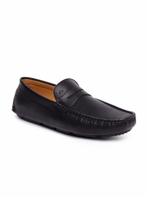 

Arrow Men Black Driving Shoes