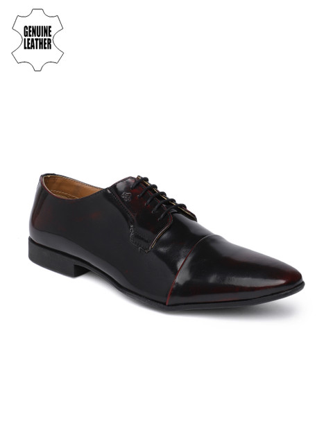 

Arrow Men Black Genuine Leather Formal Derbys