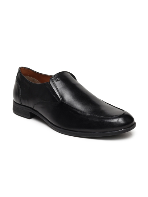 

Arrow Men Black Formal Leather Loafers