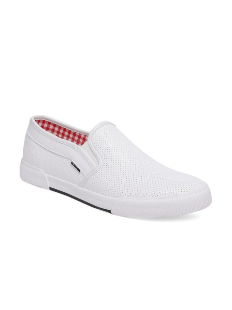 

U.S. Polo Assn. Men White Slip-On Sneakers