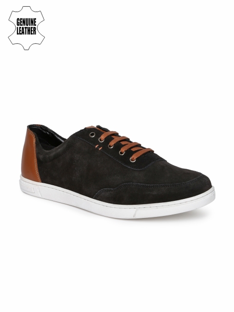 

U.S. Polo Assn. Men Black Genuine Leather Sneakers