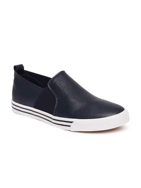 

U.S. Polo Assn. Men Navy Blue Slip-On Sneakers
