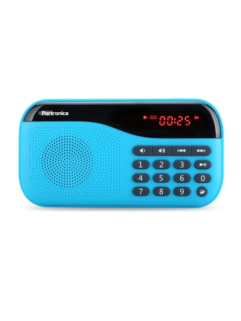 

Portronics Blue OR-142 Plugs Portable Speaker with FM