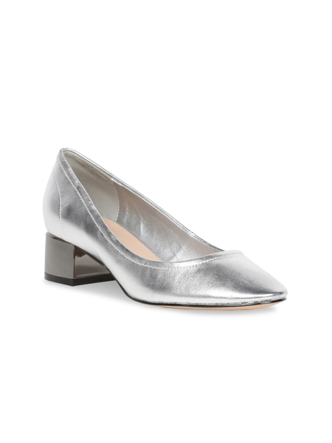 

ALDO Women Silver-Toned Solid Pumps