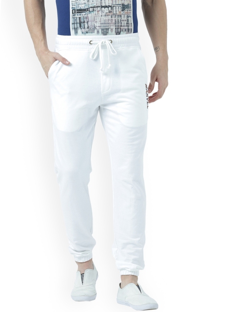 

Marvel by Wear Your Mind Men White Straight Fit Solid Joggers