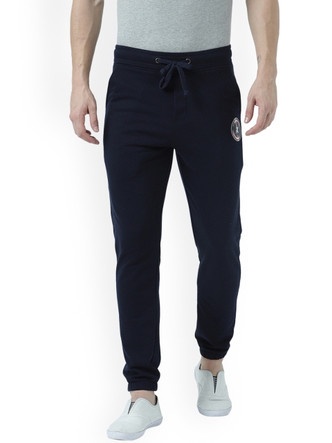 

Marvel by Wear Your Mind Men Navy Blue Straight-Fit Joggers