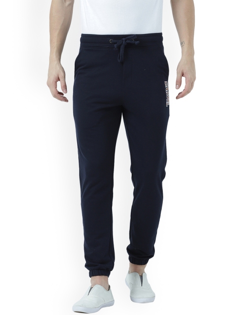 

Marvel by Wear Your Mind Men Navy Blue Straight-Fit Joggers