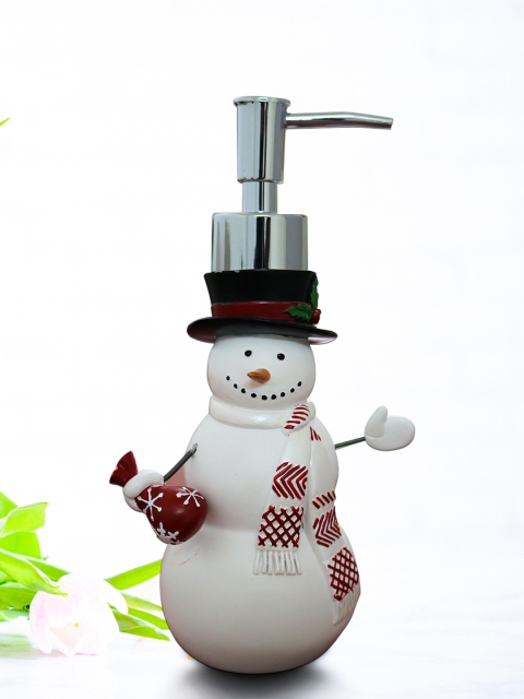

Shresmo White & Brown Polyresin Soap Dispenser