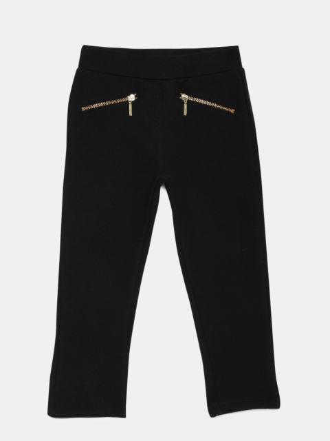 

Juniors by Lifestyle Girls Black Solid Treggings