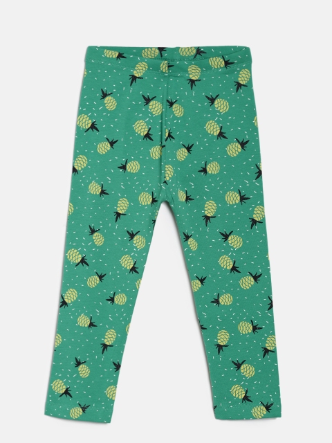 

Juniors by Lifestyle Girls Green Printed Leggings