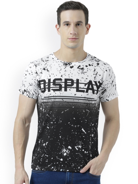 

Wear Your Mind Men White Printed Round Neck T-shirt