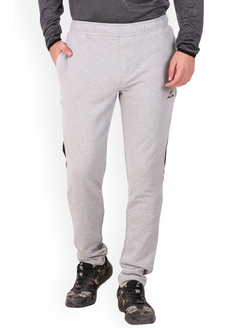 

Alcis Mens Grey Solid Slim Fit Track Pants