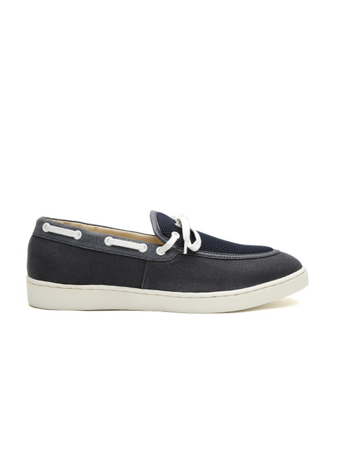 

Carlton London Men Navy Blue Boat Shoes