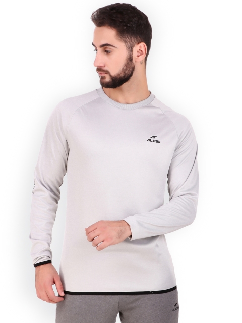 

Alcis Men White Solid Sweatshirt