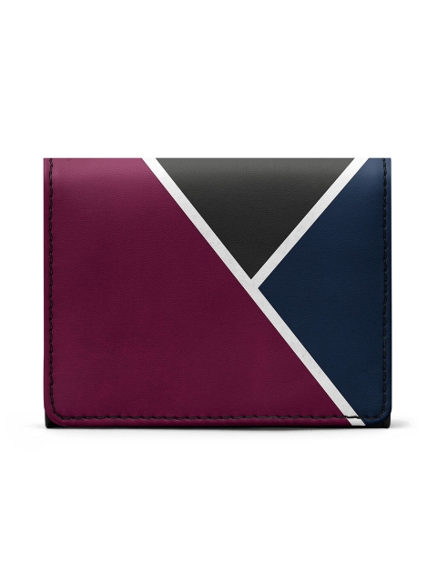 

DailyObjects Women Purple & Navy Blue Colourblocked Card Holder