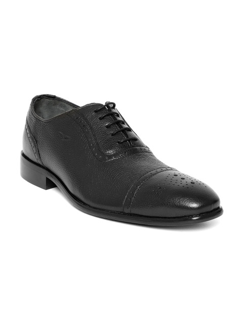 

Park Avenue Men Black Leather Formal Brogues