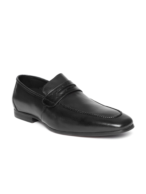 

Park Avenue Men Black Semiformal Leather Slip-Ons