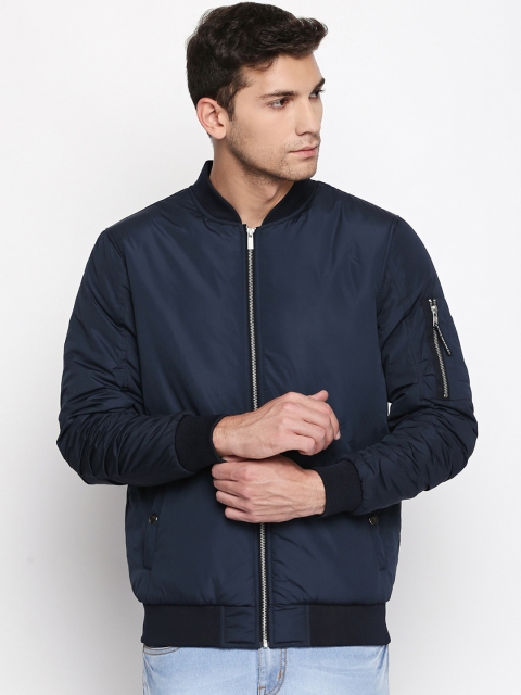 

Sf Jeans by Pantaloons Men Teal Blue Solid Padded Jacket