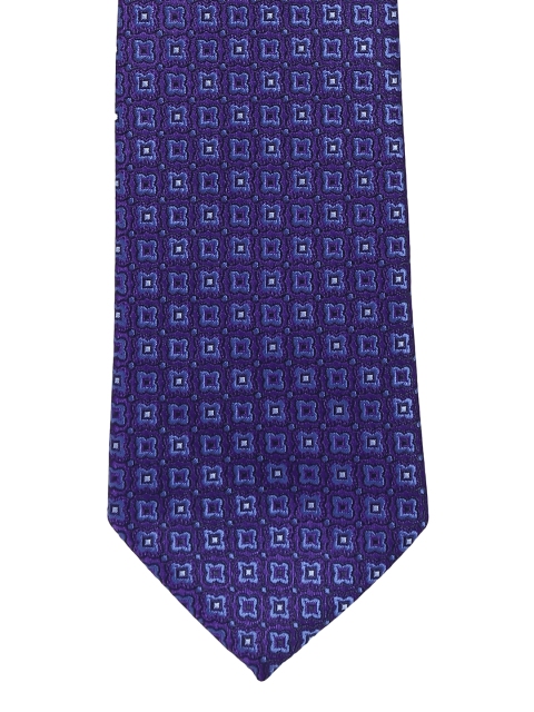 

Alvaro Castagnino Men Blue Woven Design Broad Tie