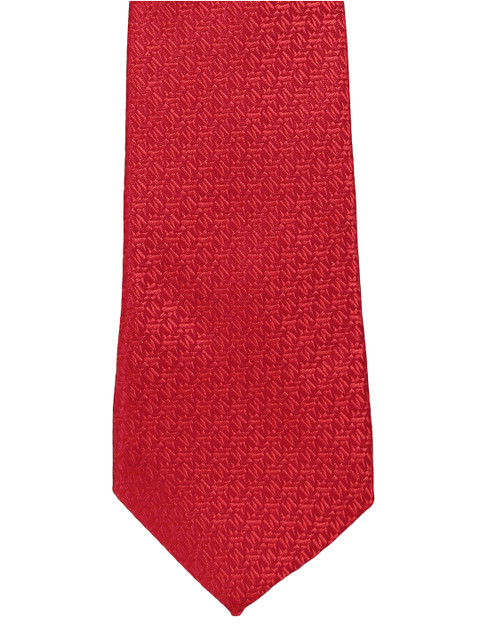 

Alvaro Castagnino Men Red Woven Design Broad Tie