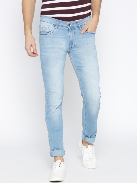 

Pepe Jeans Men Blue Slim Fit Low-Rise Clean Look Stretchable Jeans