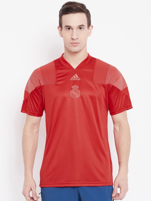 

ADIDAS Men Red Real Madrid LIC Football T-shirt