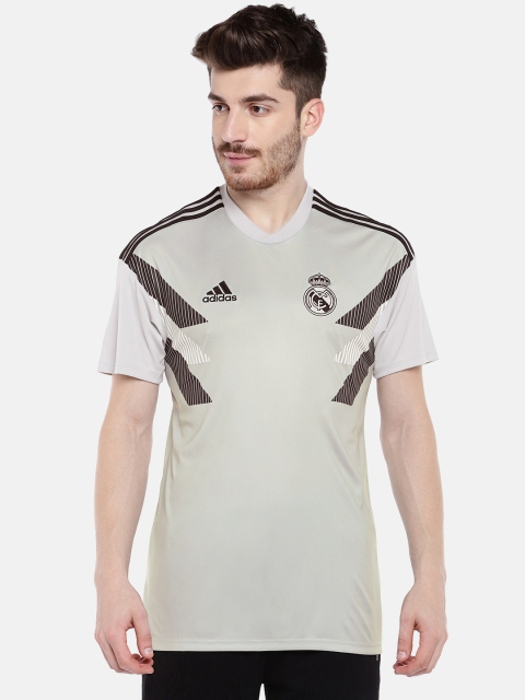 

Adidas Men Grey Real Madrid Home-Prematch Jersey