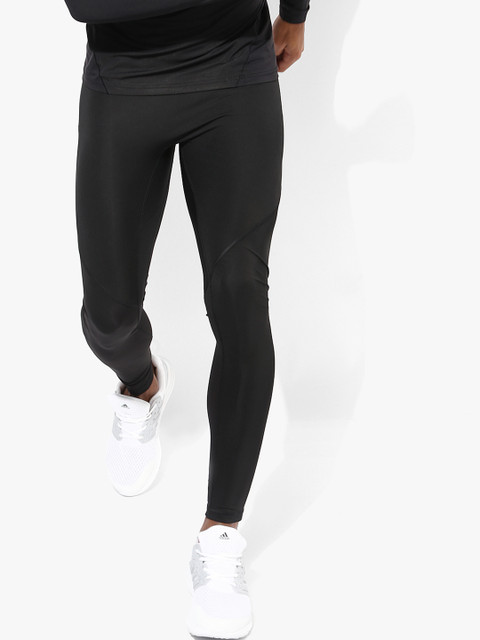

ADIDAS Men Black Solid ASK SPR TIG LT Climalite Compression Tights