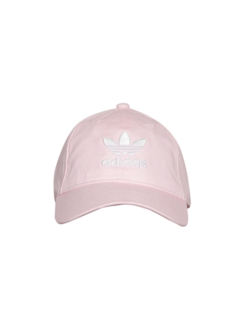 

ADIDAS Originals Unisex Pink Trefoil Embroidered Baseball Cap