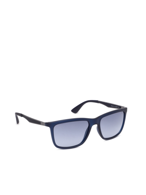 

French Connection Unisex Rectangle Sunglasses 8903232142109, Blue