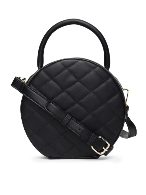 

FOREVER 21 Black Textured Sling Bag