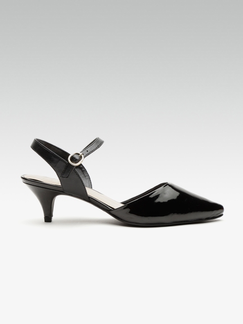 

Carlton London Women Black Solid Pumps