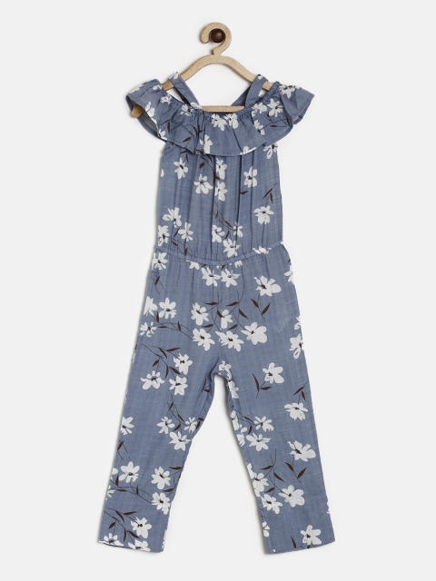 

Lee Cooper Blue Printed Basic Jumpsuit
