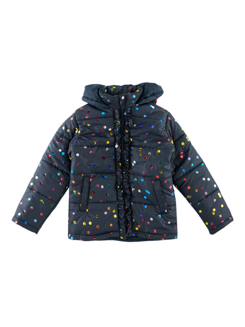 

Chalk by Pantaloons Girls Navy Blue Printed Puffer Jacket