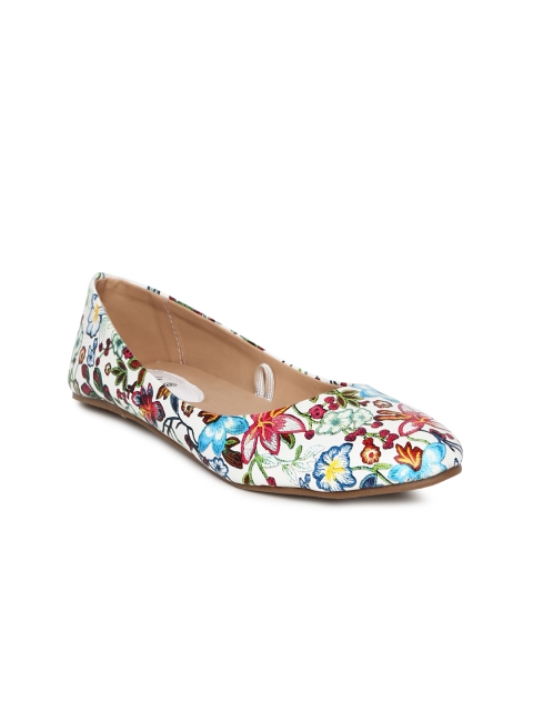 

People Women Multicoloured Printed Ballerinas, Multi