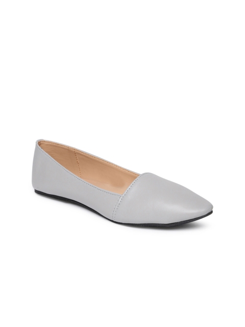 

People Women Grey Solid Ballerinas