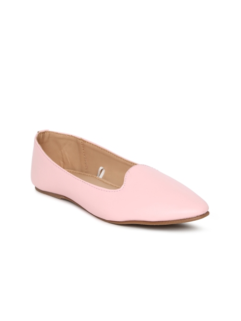 

People Women Pink Solid Ballerinas