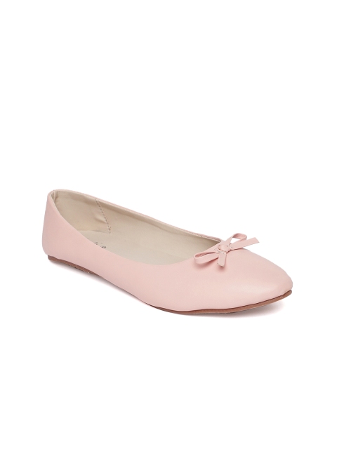 

People Women Pink Solid Ballerinas