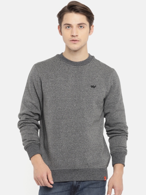 

Wildcraft Men Grey Solid Crew SweatShirt - Grindle