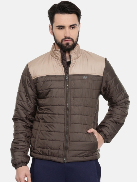 

Wildcraft Men Brown & Beige Colourblocked Jacket