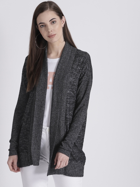 

GAP Charcoal Solid Open Front Shrug