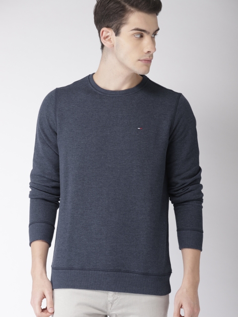 

Tommy Hilfiger Men Grey Solid Sweatshirt