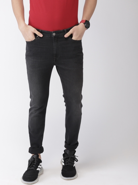 

Tommy Hilfiger Men Black Skinny Fit Mid-Rise Clean Look Stretchable Jeans