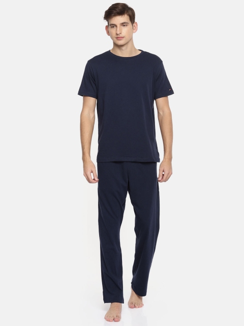 

Tommy Hilfiger Navy Blue Solid Lounge Set