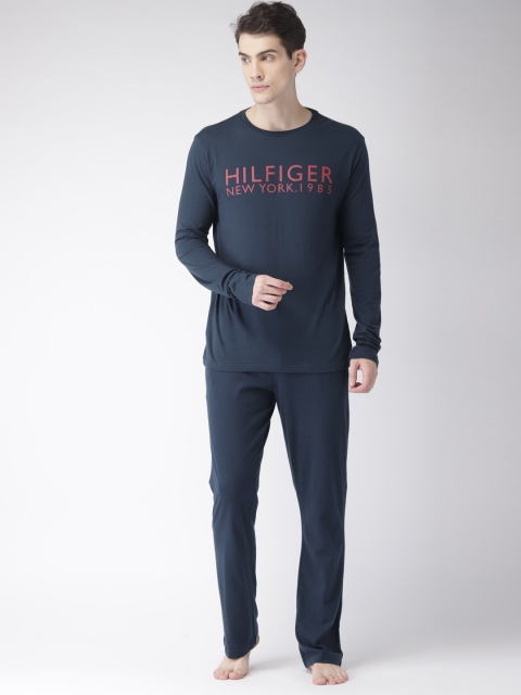 

Tommy Hilfiger Navy Blue Solid Lounge Set